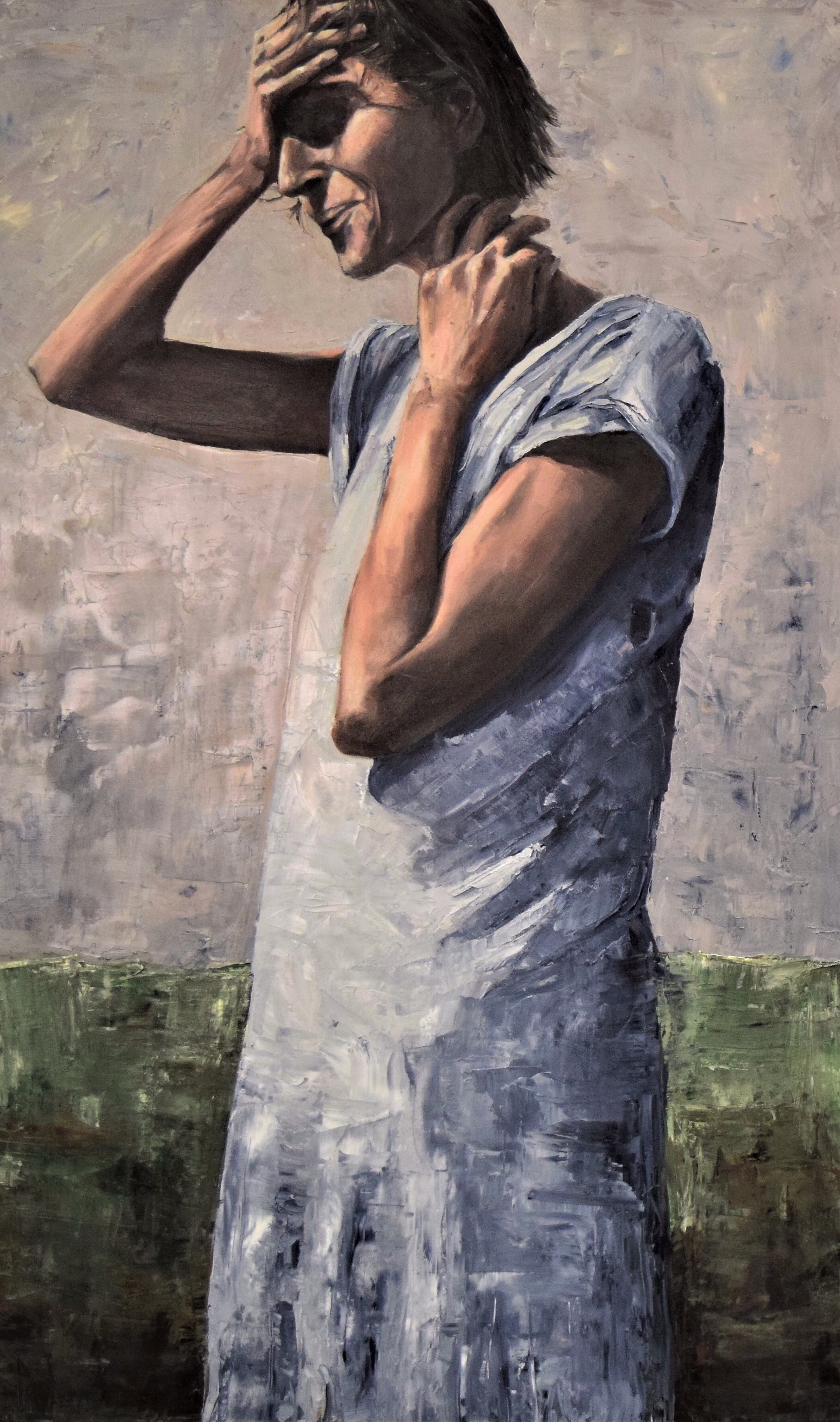 Custom artwork by Ashley Wiard - Heavy (Oil on canvas)