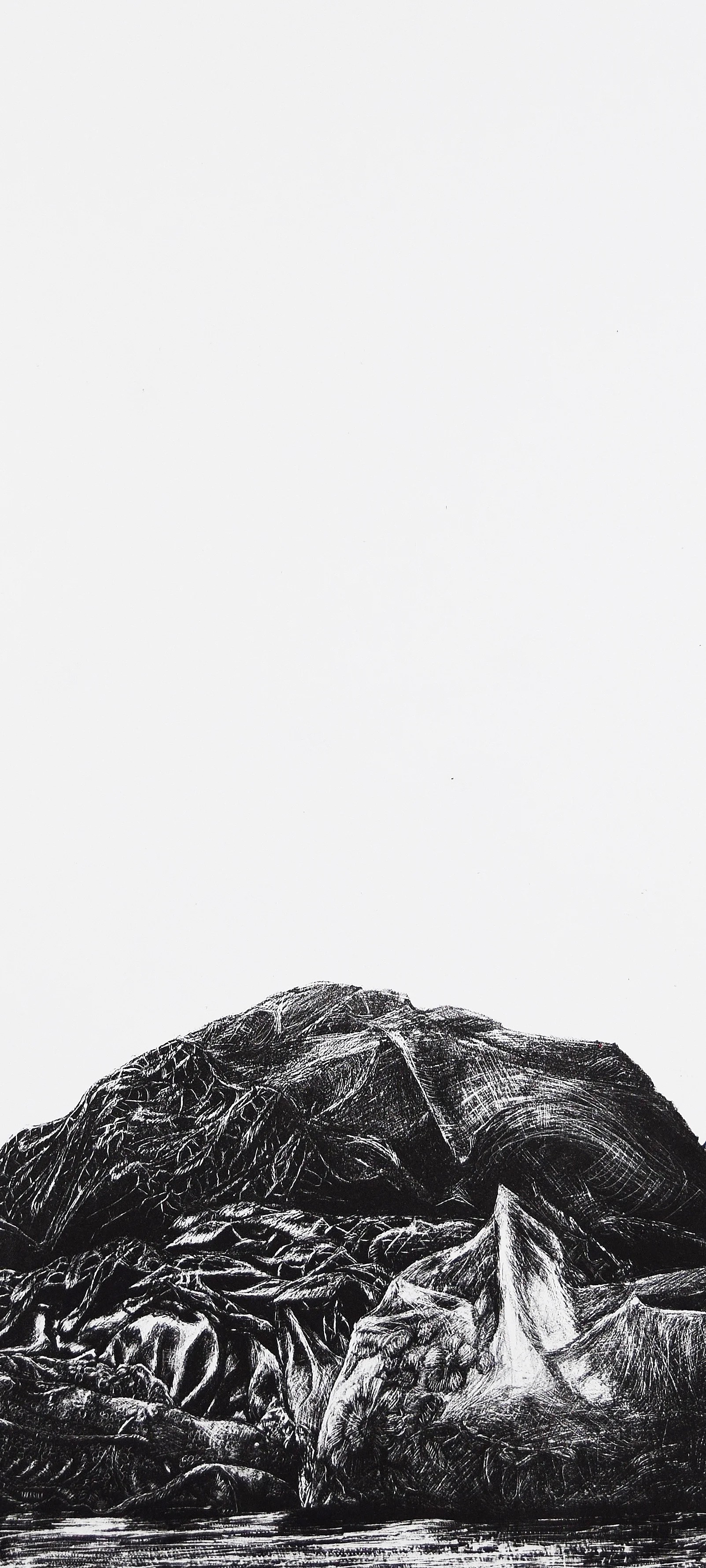 Custom artwork by Ashley Wiard - Intertwine (Lithograph print on Stonehenge Polar White Paper)