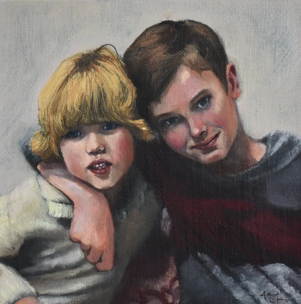 Custom artwork by Ashley Wiard - Payne & Mac (Oil on linen)