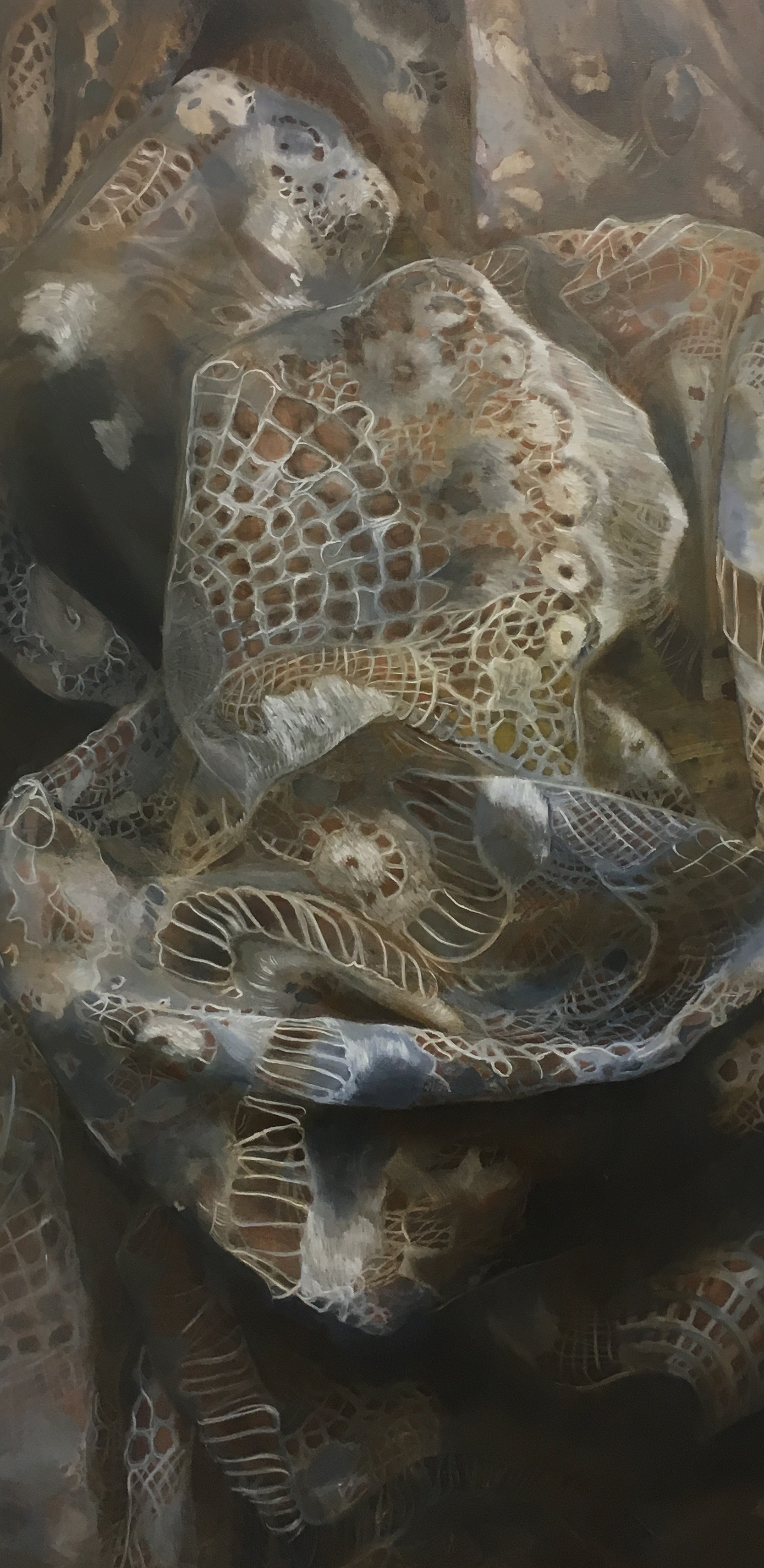 Custom artwork by Ashley Wiard - Succumb (Oil on canvas)